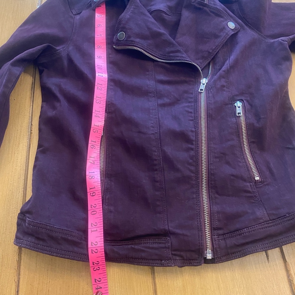 Liverpool Women’s Purple Denim Jean Jacket Size S great condition - Picture 8 of 13